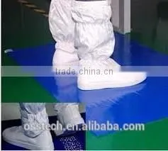 High Quality Private Label Disposable Cleanroom Blue Sticky Mat thumbnail-1
