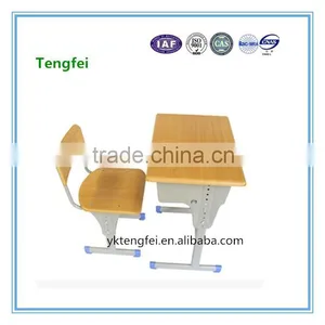 Adjustable School Desk and Chair for Student Studying in Classroom thumbnail-3