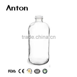 100ml Round Clear Medicine Glass Bottle for Sale thumbnail-1