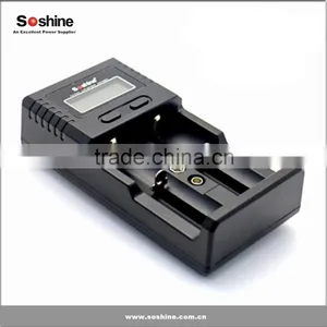 High Quality Universal Battery Charger Dual Slot LCD Charger With EU / US / UK / Korean Plug thumbnail-3