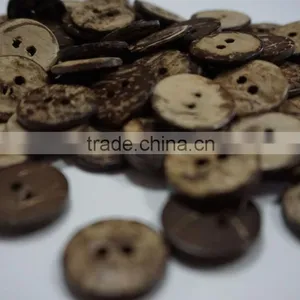 Fashionable Coconut Shell Button Size 28L thumbnail-5