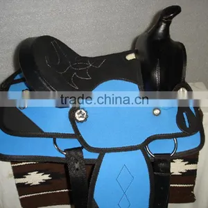 Horse Synthetic Western Saddle thumbnail-1