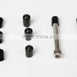 CS Series Red Black Soft Plastic Caps for Cable Rope Wire End thumbnail-2