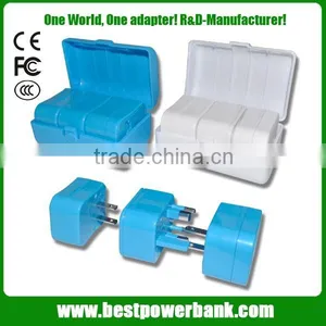 HC-006 Mobile Phone Battery Power Adapter, Dual Usb Unversal Charger thumbnail-3