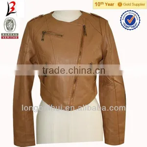 Made in China Leather Women Jacket 07 thumbnail-1