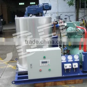 French Polynesia Snow Sea Water Flake Ice Maker With Refrigeration System thumbnail-2