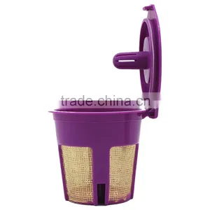 Top Quality Keurig K-cup Gold Plating, Golden Coffee Filter, Gold Keurig K-cups thumbnail-1