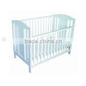 Wood Baby Cot thumbnail-1