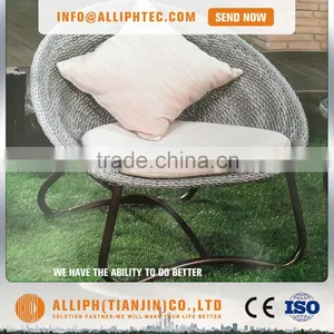 PE Rattan Chaise Longue Coffee Table Set thumbnail-1