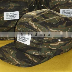 5 Panel Camo Hat Wholesale With Good Quality thumbnail-1