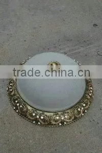 Round Shade Decorative Indoor Resin Ceilling Light thumbnail-1