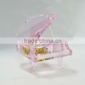 Crystal Piano Music Box,Piano Crafts Gifts,Best Christmas Gifts thumbnail-2