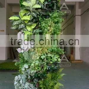 Cheap Long Lasting Artificial Plastic Plants Wall Garden With Easy Installation for Wall Covering thumbnail-1