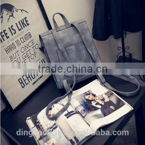 2016 New Design Backpack Fashion Quare Shoulder Bag Colorful Retro Backpack thumbnail-3