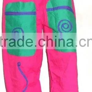 3187 Cotton HAREM TROUSER BOHO GYPSY HAREM PANT INDIAN PRINTED PANT SOFT RAYON PANT LOOSE BAGGY PANT GENIE PANTS thumbnail-1