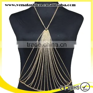 Instock Free Sample Women Sexy Body Chain Jewerly thumbnail-1