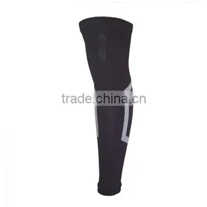 Men Silicone Antiskid Long Knee Support Brace Pad Protector Basketball Leg Sleeve Sports Kneepad thumbnail-3