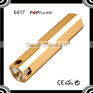 POPPAS 6617 High Quality 2600mah Portable Mini Multi-fonction Led Torch With USB Chager thumbnail-1