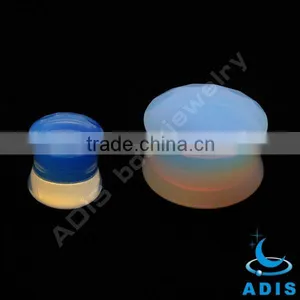 Charming Transparent Wholesale Natural Stone Piercings Plug thumbnail-4