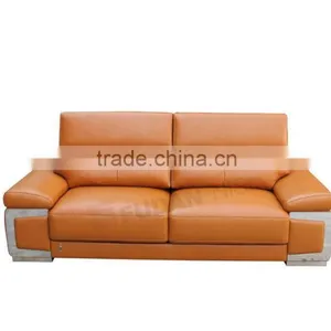 Attractive Design Lounge Furniture Classical Round Leather Sofa thumbnail-3