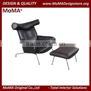 MA-YT106 American Style Living Room Hotel Lounge Chair With Footrest thumbnail-1