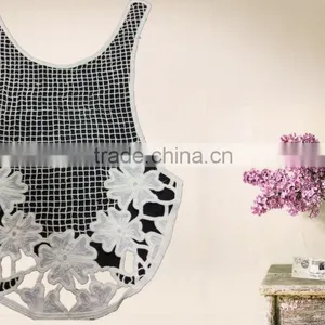 Exquisite Fashion Cotton Embroidiery Lace Water Soluble Collar for Ladies Suit Dress Blouse thumbnail-3