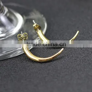 Simple Style Kingman Hign Polished Gold Platnig Latest Reindeer Cool Stub Earrings Women Design thumbnail-4
