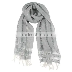Linen Scarves and Shawls thumbnail-1