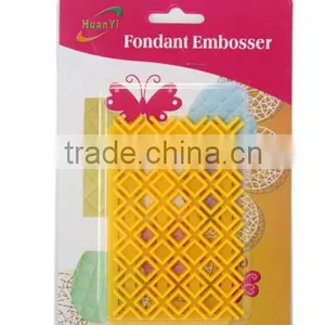 New Fondant Cake Decorating Tools Embosser Cutter Icing Embosser Mould Mold thumbnail-2