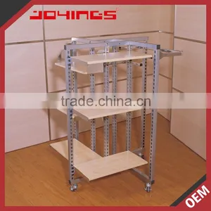 Powder Coating Frame Floor Standing Clothing Display Gondola thumbnail-1