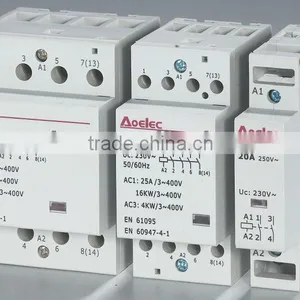 AUC1 4P 25A With Semko Certificate Electrical Contactor Types thumbnail-1