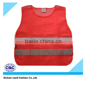 Orange Reflective Mesh Safety Vest thumbnail-1