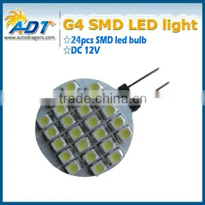 g4 Led Bulb G4 24SMD 12V LED Auto Bulb Ultra Bright High Intensity White Light thumbnail-1