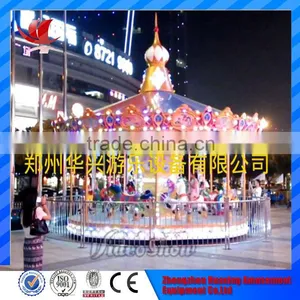 Factory Direct Sales Professional Modern Amusement Park Rides Luxury Carousel thumbnail-4