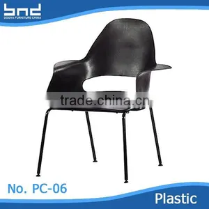 ABS POPULAR Cheap Outdoor BBQ Plastic Chair With Chromed Legs thumbnail-1