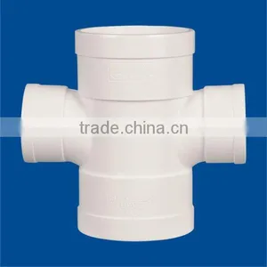 PVC Fittings: Reducing Double Sanitary Tee thumbnail-1