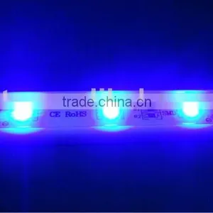 3pcs 5050 SMD LED Module,plastic Case,BLUE Color,DC12V,20pcs a String;75mm*12mm thumbnail-1