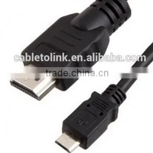 1M HDMIto Micro USB Cable HDTV 3D 4K Lead 1 Metre thumbnail-1