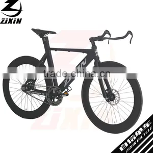 700c Single Speed Aluminum Alloy Frame Olive Chain Disc Brake CR-mo Bicycles thumbnail-1