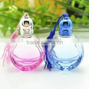8ml Colorful Pink Flat Round Perfume Roller Ball Bottle thumbnail-3