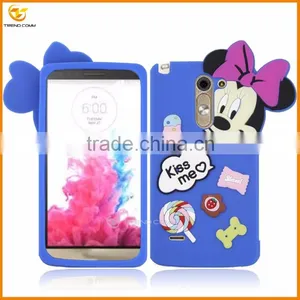 New Product 3d Cartoon Silicone Cellular Case for LG G3 Stylus thumbnail-3