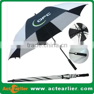 High Quality Windproof Auto Open Straight Golf Umbrella and ODM for Promotional and Branded Golf Umbrellas thumbnail-6