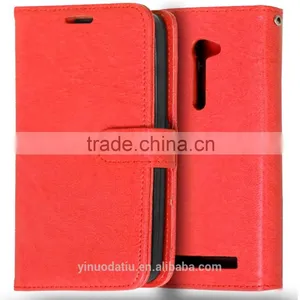 Mobile Phone PU Leather Flip Card-slot Case for ASUS Zenfone 2 ZE500CL 5.0 thumbnail-1