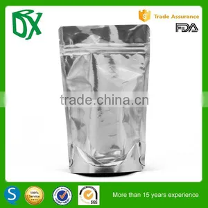 Hot New Products for 2016 Lamination Material One Side Paper One Side Transparent Clear Stand up Pouch With Zipper for Nut thumbnail-4