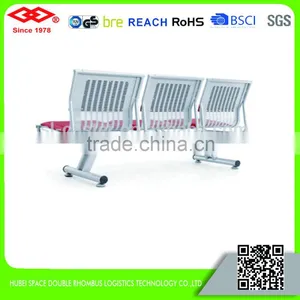 3-seater Bench Seat Airport Seating Waiting Chair thumbnail-2