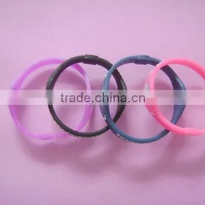 Silicone Watch Shaped Wristband/ Silicone Bracelet thumbnail-1
