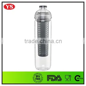 800ml Tritan Plastic Sport Drinking Water Bottle With Fruit Infuser thumbnail-1