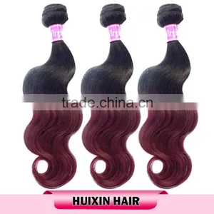 2016 High Feedback Top Peruvian Hair Ombre Braiding Hair, #1b-red Human Hair Extension thumbnail-2