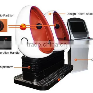 2016 HOT Sale 9D Virtual Reality Simulator 3d Glasses 9d vr Egg Cinema With vr Games thumbnail-6