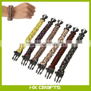 Promotion Outdoors Self Rescue Paracord Bracelet Survival Bracelets thumbnail-5